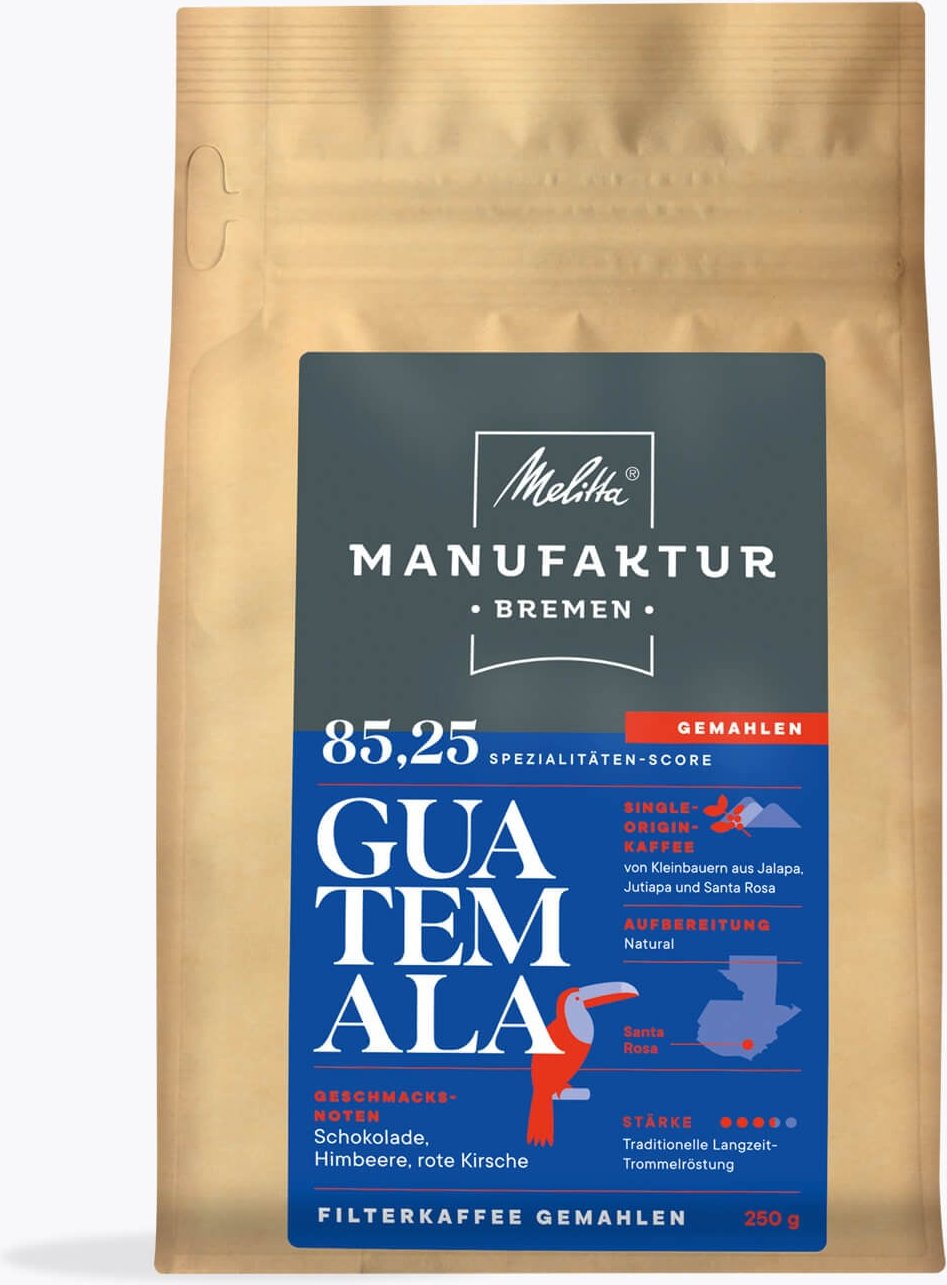 Thumbnail - Melitta® Manufaktur Bremen Guatemala Natural 250g gemahlen