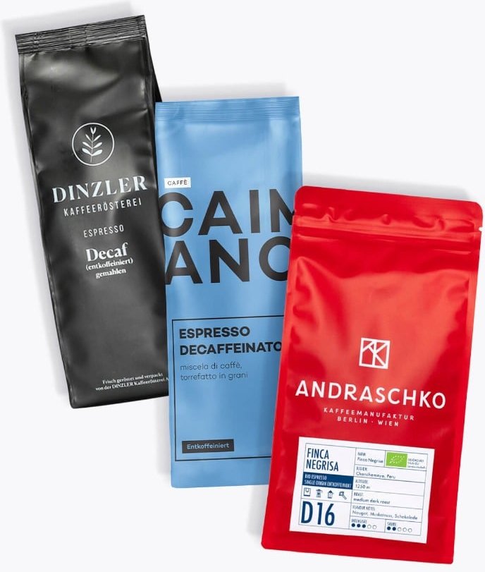 Entkoffeinierter Espresso - Probierpaket 750g