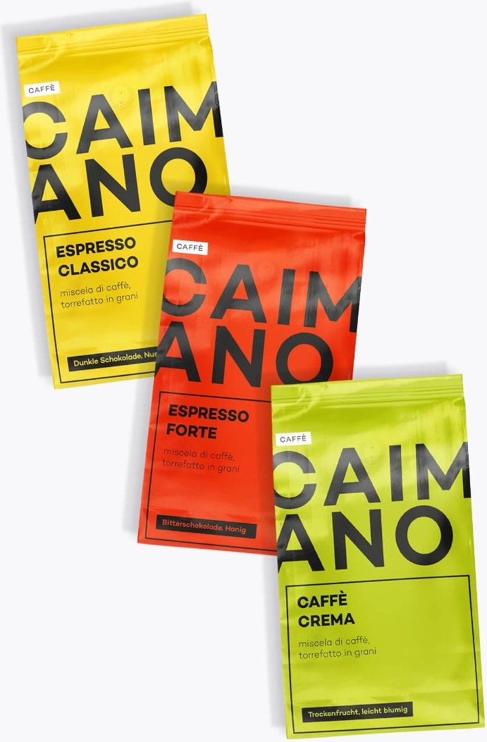 Caffè Caimano Probierpaket 3 x 1kg