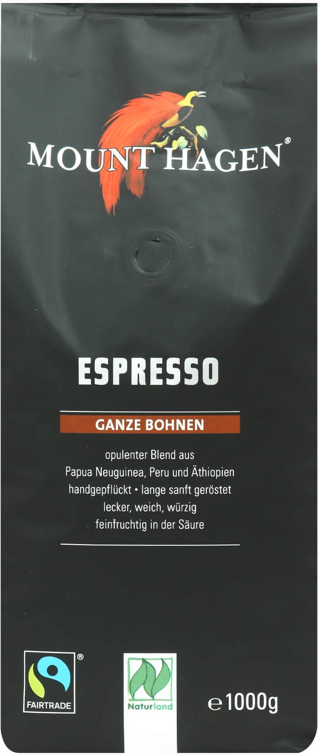 Mount Hagen Espresso Bio 1kg
