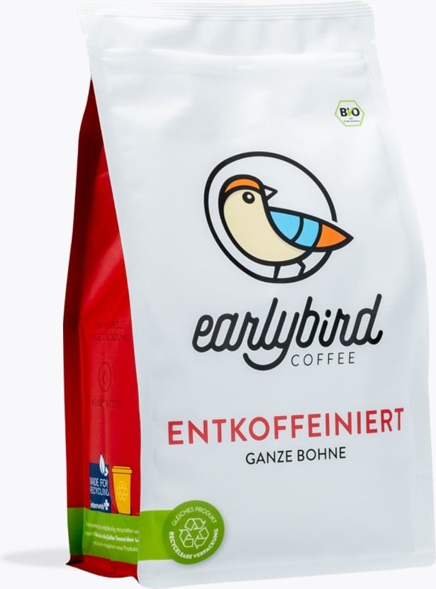 earlybird coffee Entkoffeiniert Bio 500g