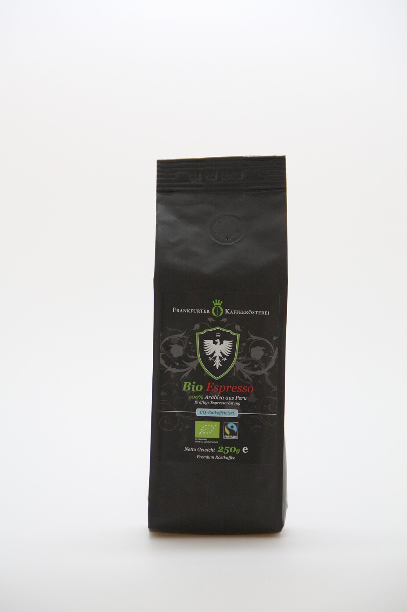Thumbnail - Frankfurter Kaffeerösterei Bio Espresso Entkoffeiniert 250g