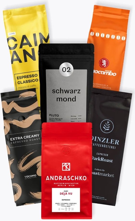 Espresso für Siebträger - Probierpaket 1,5kg