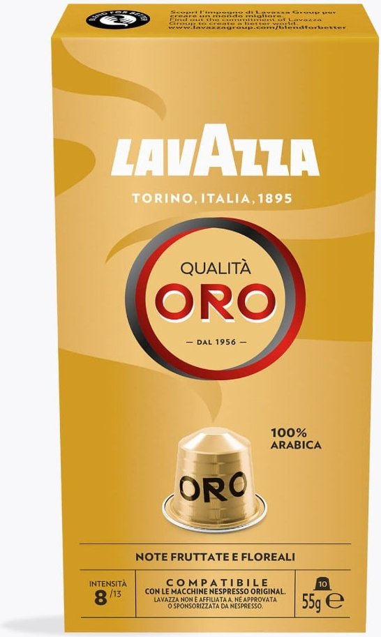 Lavazza Espresso Qualità Oro 10 Kapseln Nespresso® kompatibel