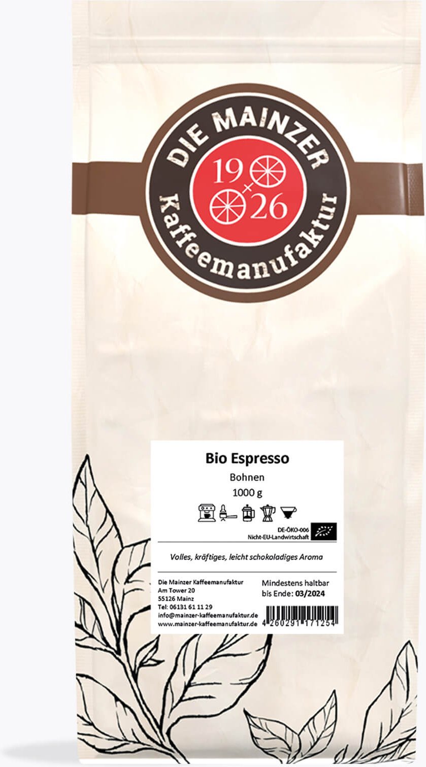Thumbnail - Mainzer Kaffeemanufaktur Bio Espresso 2012 1kg