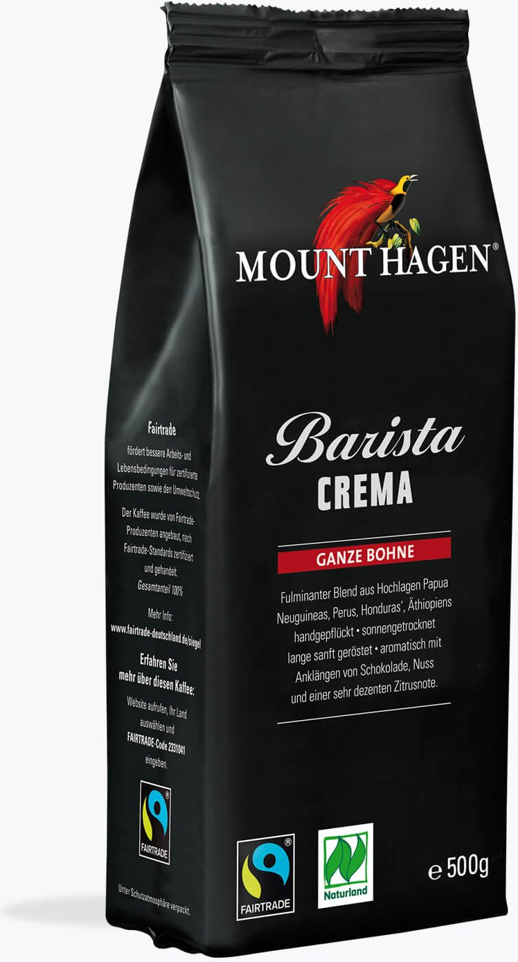 Mount Hagen Crema Barista Bio 500g