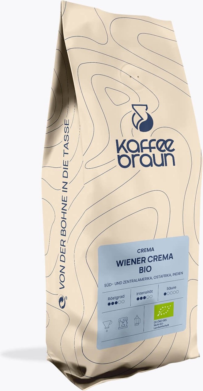 Kaffee Braun Wiener Crema Bio 250g