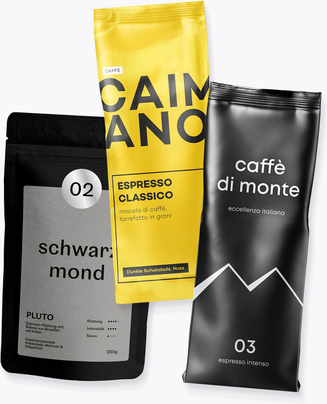 Schokoladig-Nussiger Kaffee - Probierpaket 750g