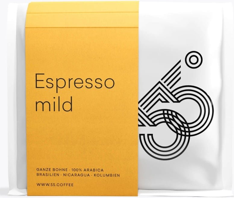55 degrees Espresso Mild 250g