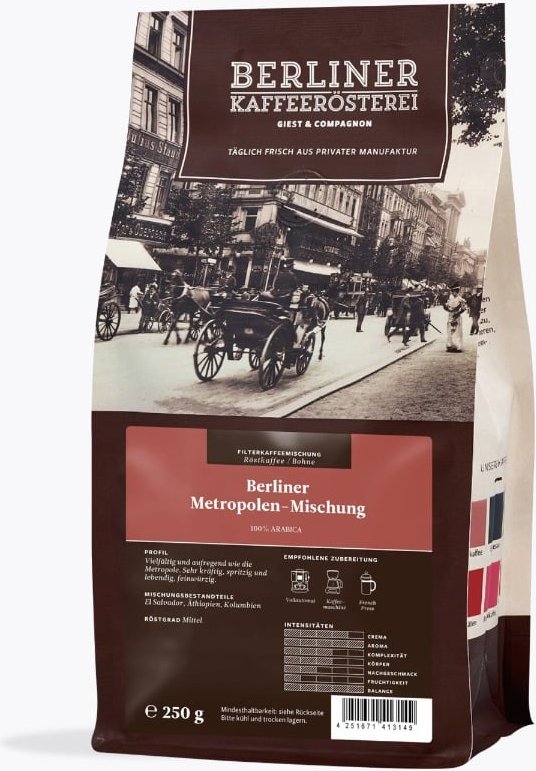 Thumbnail - Berliner Kaffeerösterei Berliner Metropolen Mischung 250g