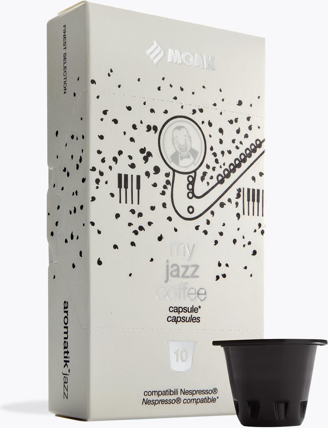 Caffe Moak My Aromatik Jazz Coffee 10 Kapseln Nespresso® kompatibel