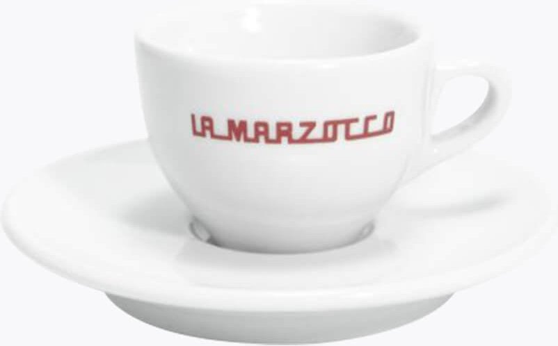 La Marzocco linea Espressotasse Rot mit Untertasse