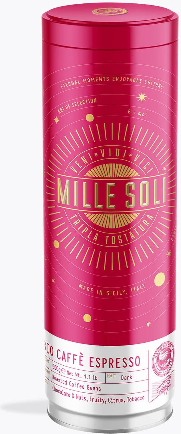 Mille Soli Caffè Espresso Bio 500g Dose