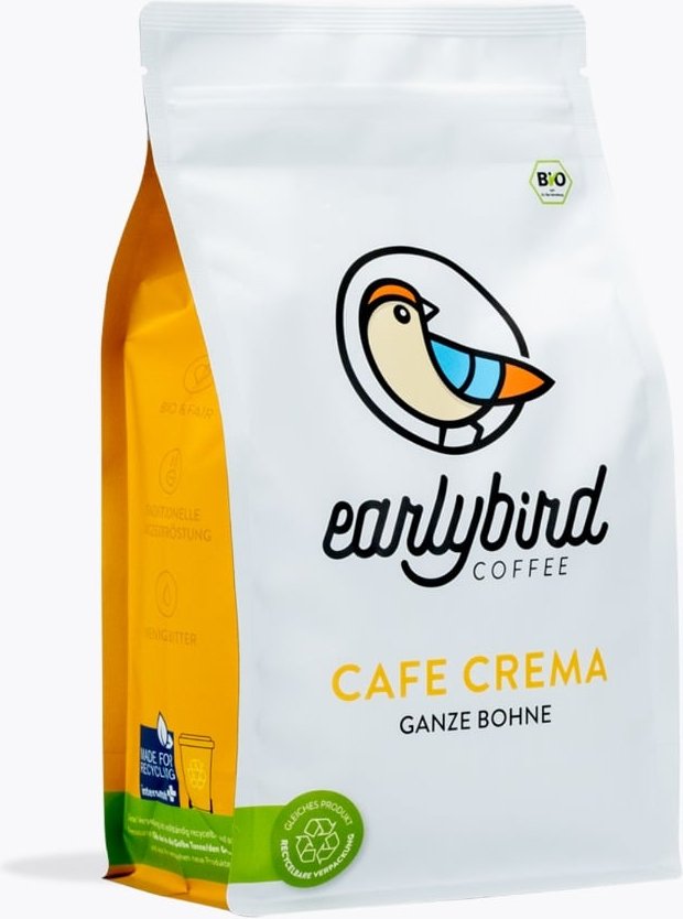 earlybird coffee Cafe Crema Bio 500g