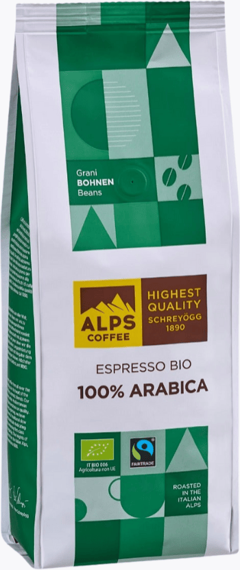 Alps Coffee Espresso Bio 100% Arabica 500g
