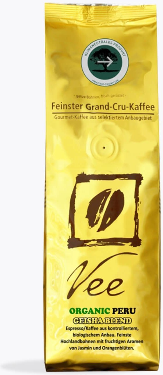 Vee's Peru Organic Geisha Blend 250g