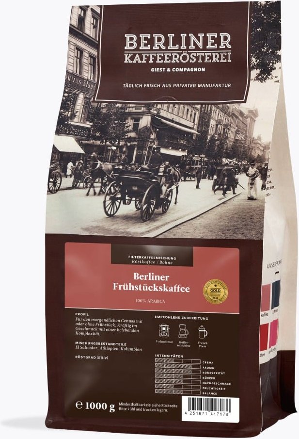 Berliner Kaffeerösterei Berliner Frühstückskaffee 1kg