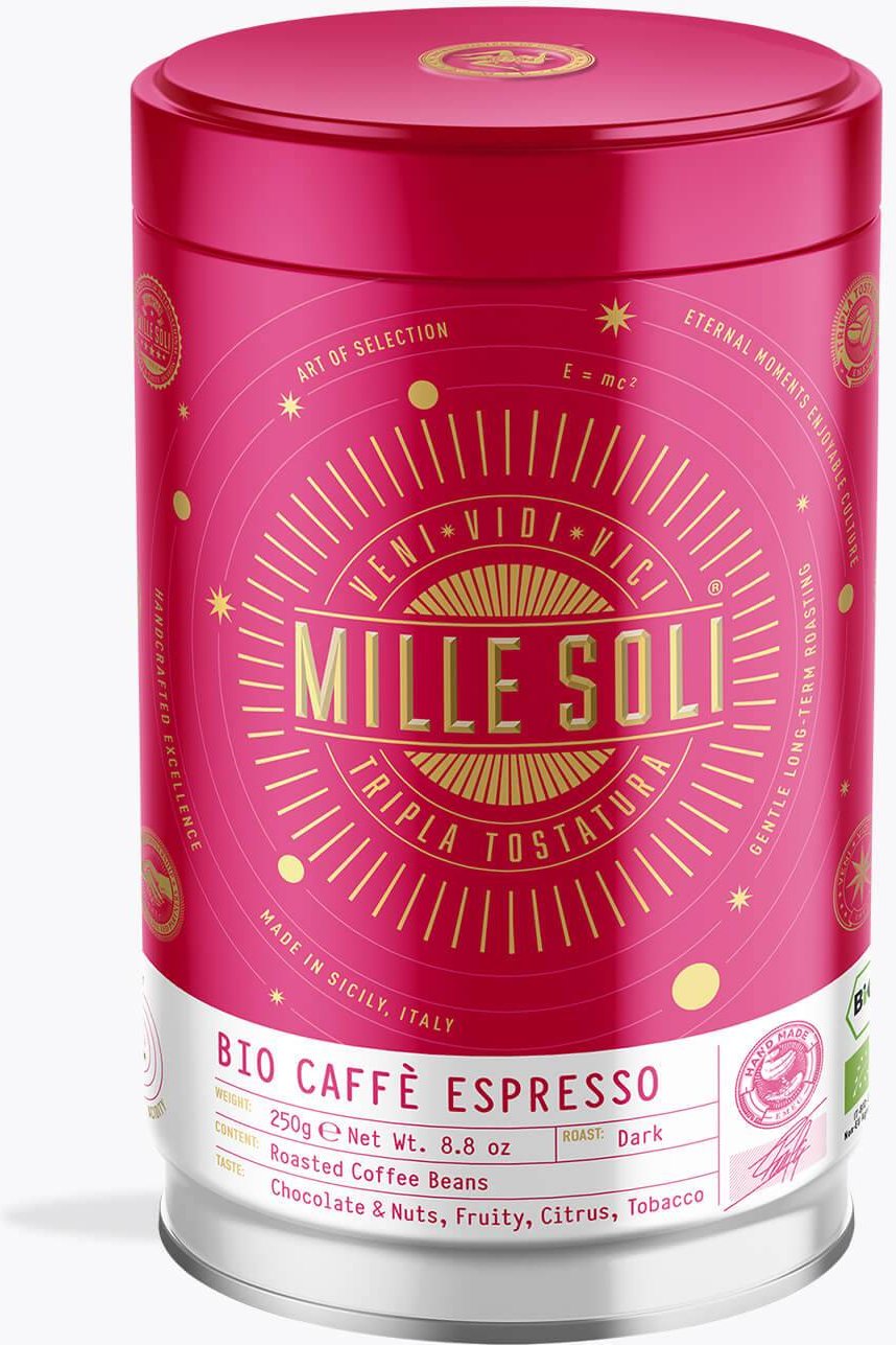 Mille Soli Caffè Espresso Bio 250g Dose
