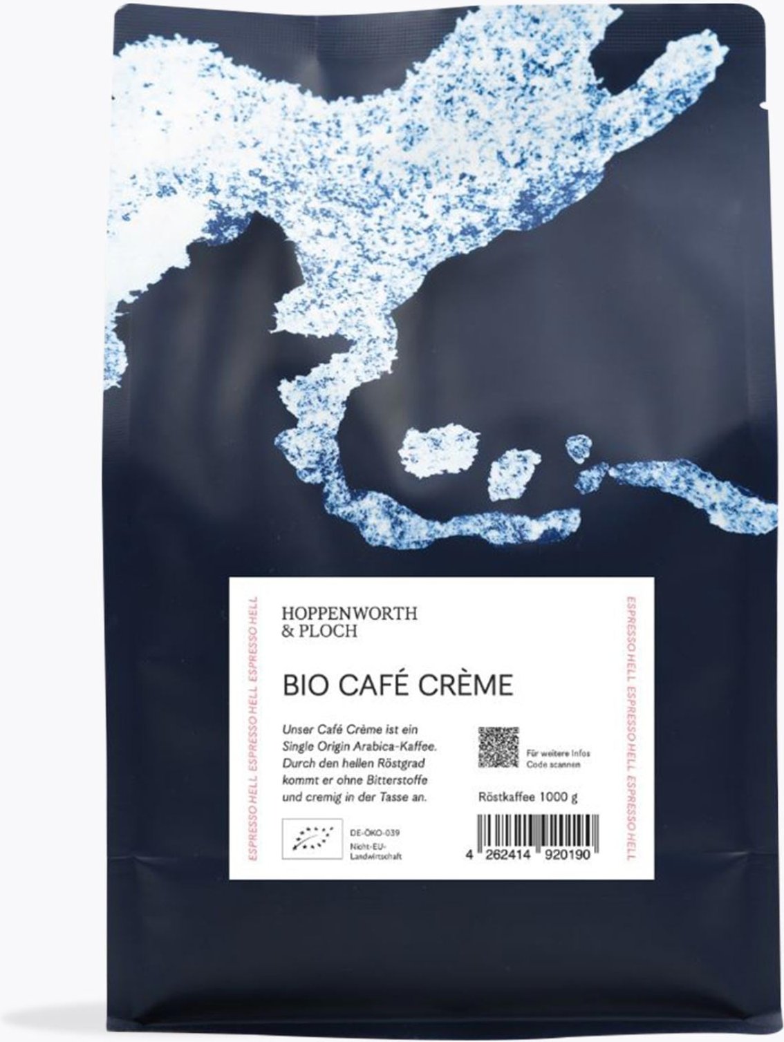 Hoppenworth & Ploch Bio Café Crème 1kg