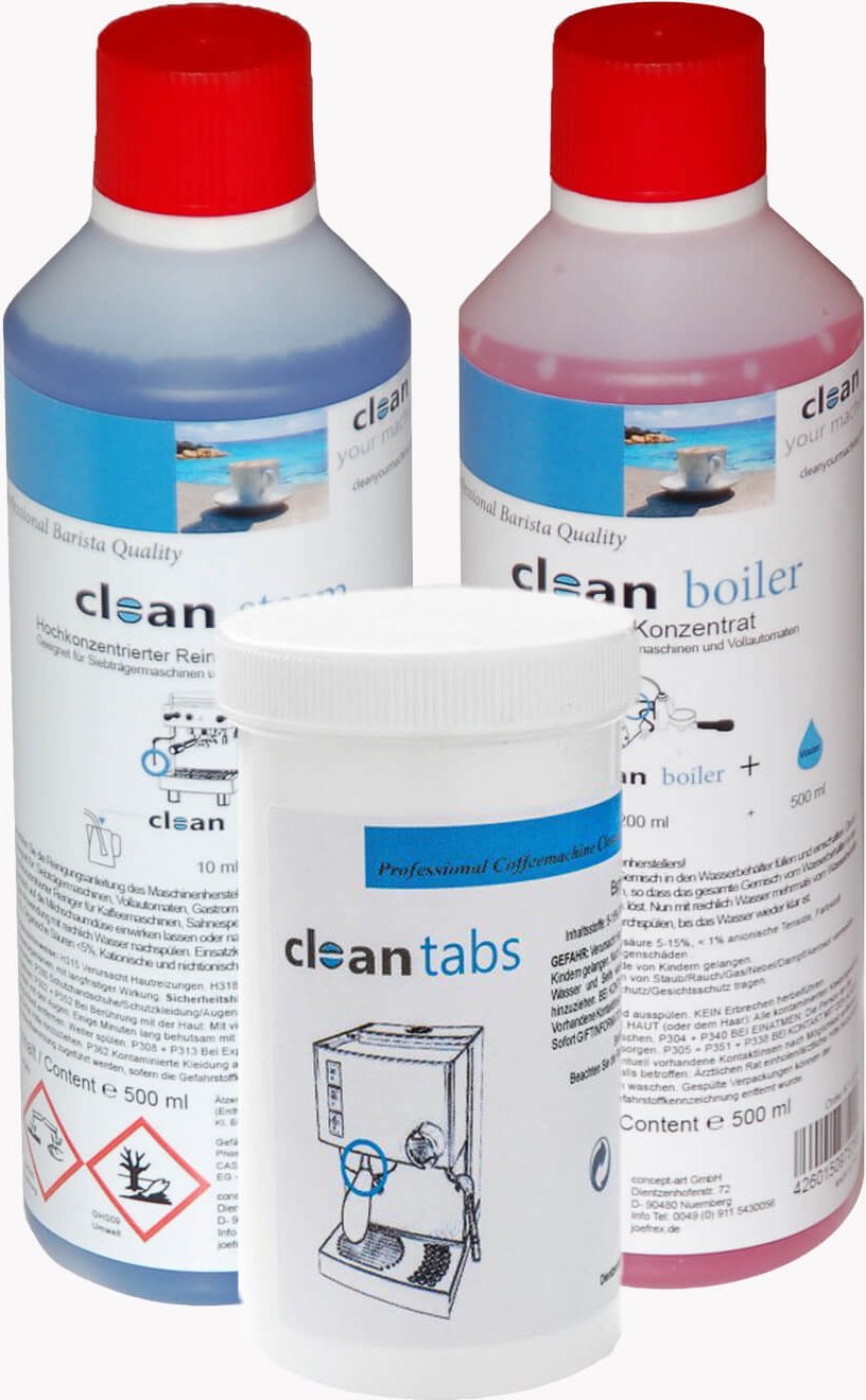 JoeFrex Pflegeset für Kaffeemaschinen