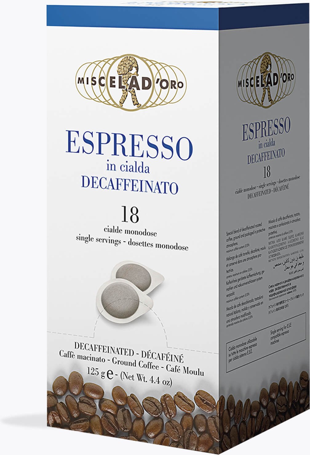 Miscela D'Oro Espresso Decaf 18 E.S.E. Pads