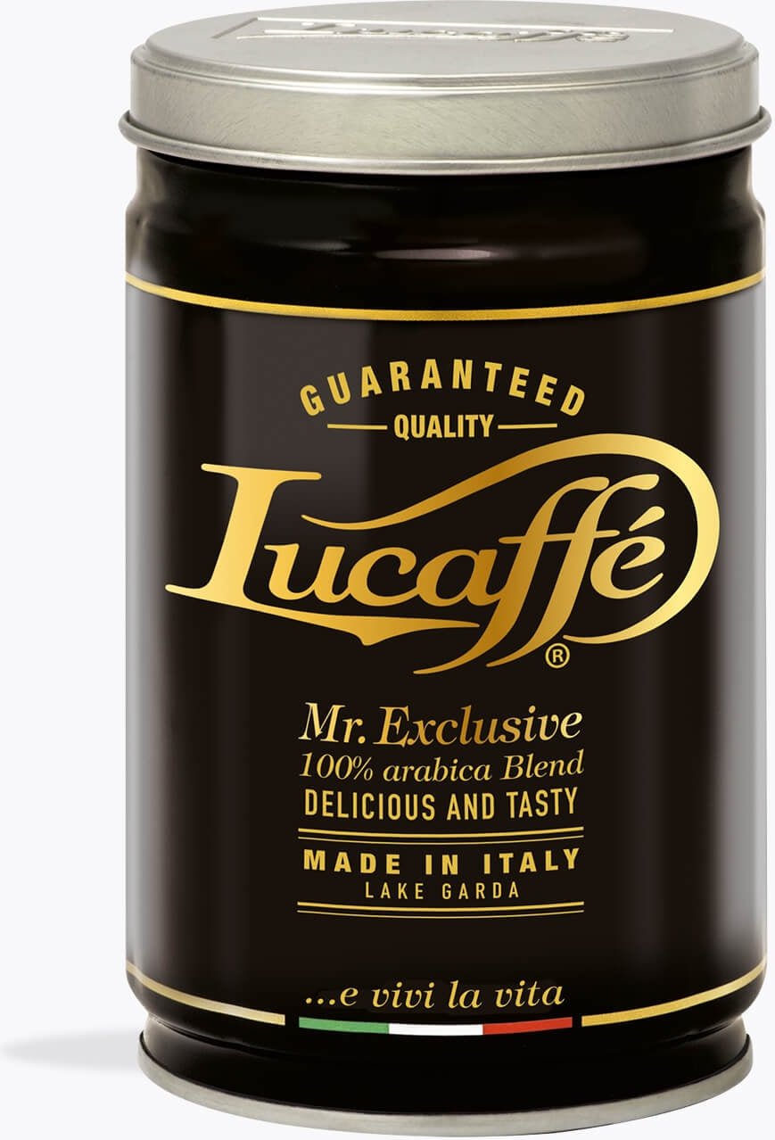 Lucaffé Mr. Exclusive 100% Arabica 250g Dose gemahlen