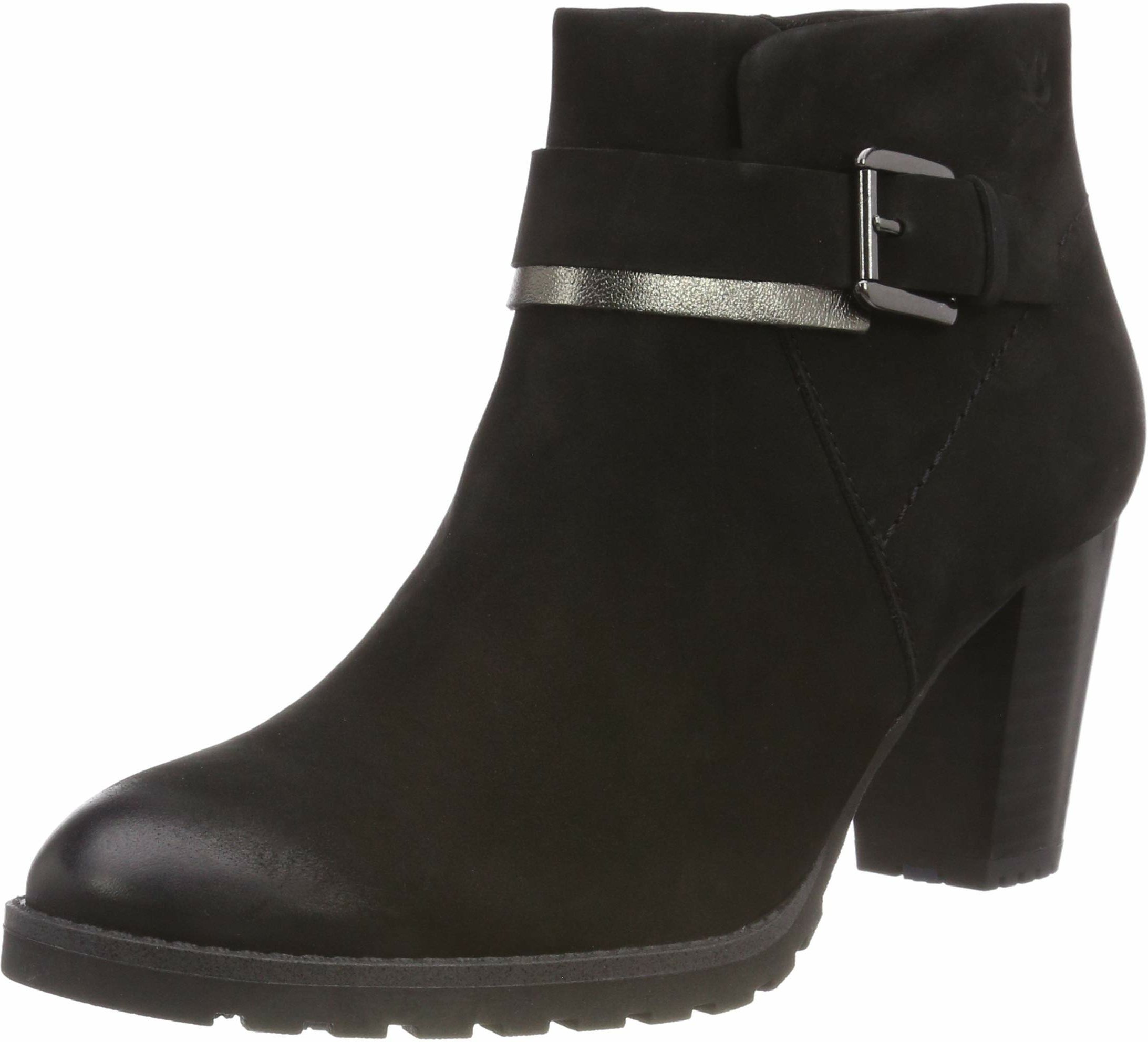 Woms Boots Klassische Stiefeletten schwarz Damen 4,5