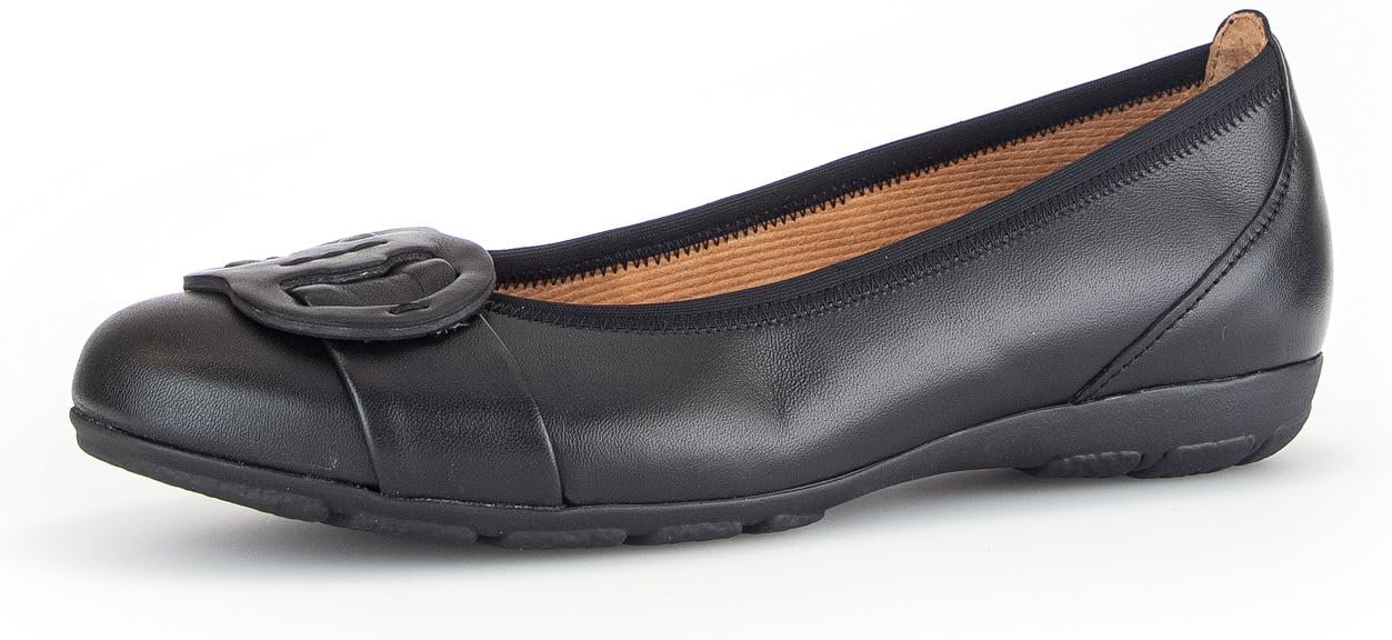 Ballerinas schwarz Gabor Fashion sportliche Ballerinas 44.1 38