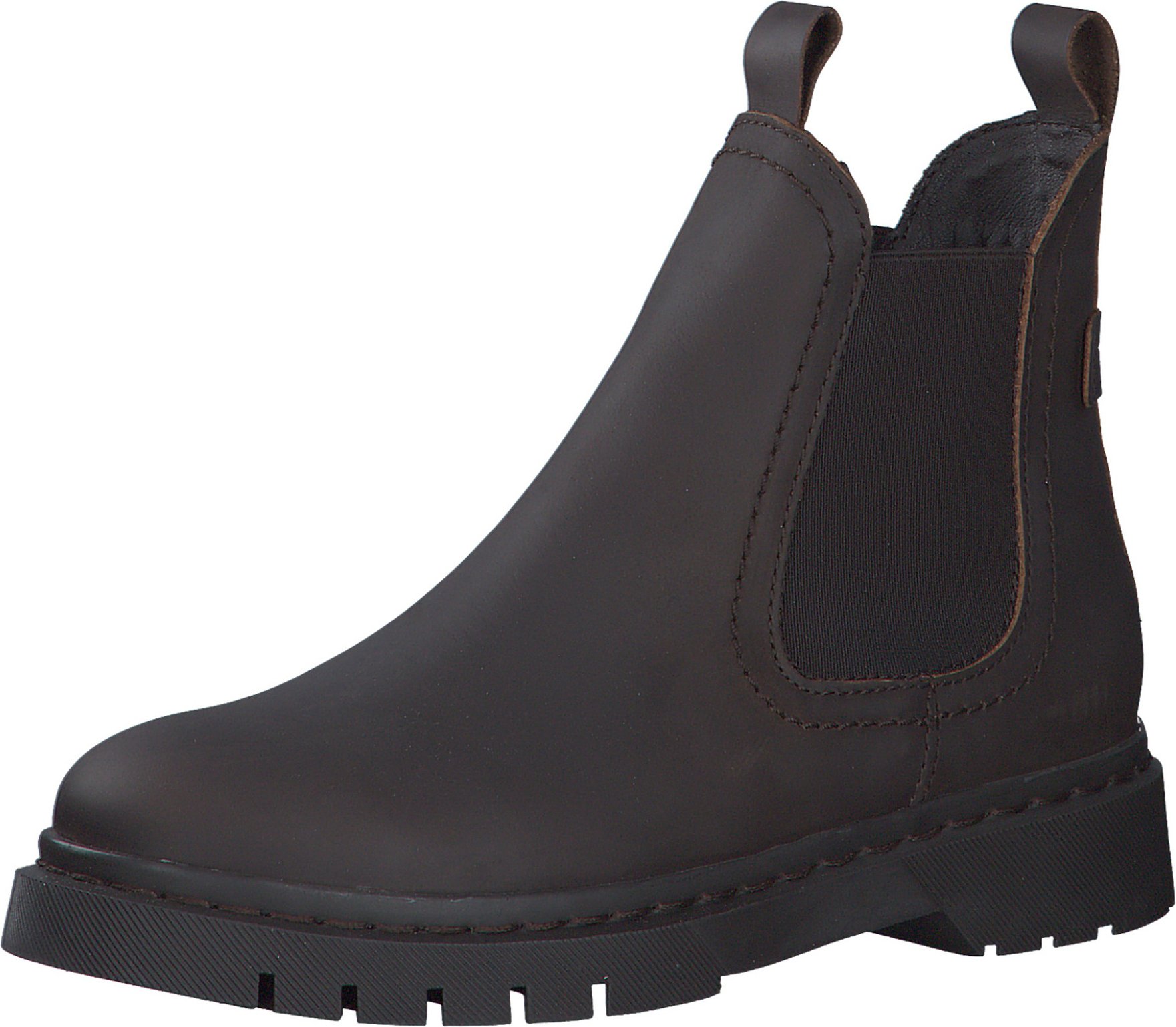 Damen Elegante Stiefelette  1-25829-43 Braun 300 Brown Leder 39