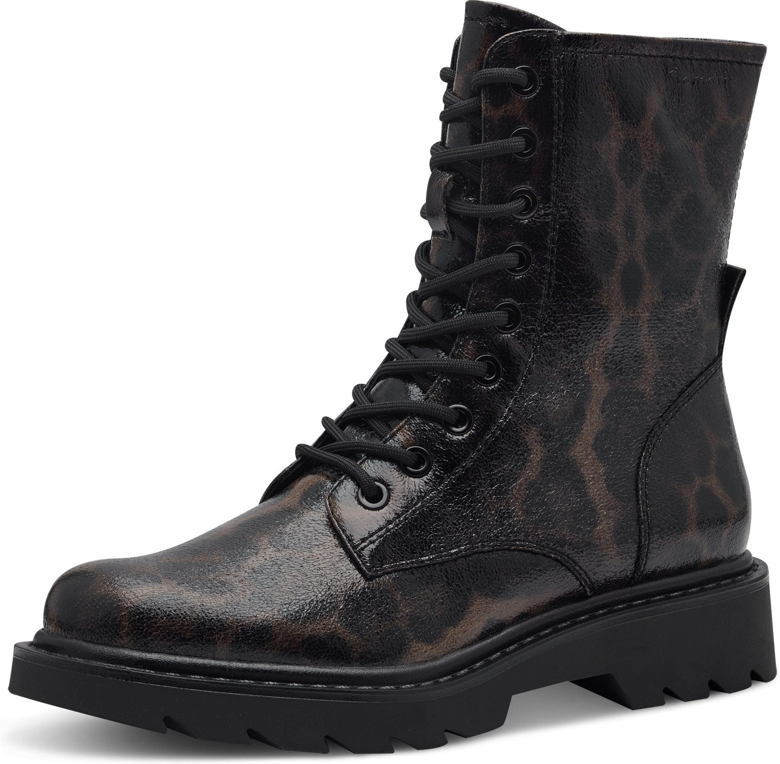 Damen Elegante Stiefelette 1-25918-43 Schwarz 360 Leopard T... 37