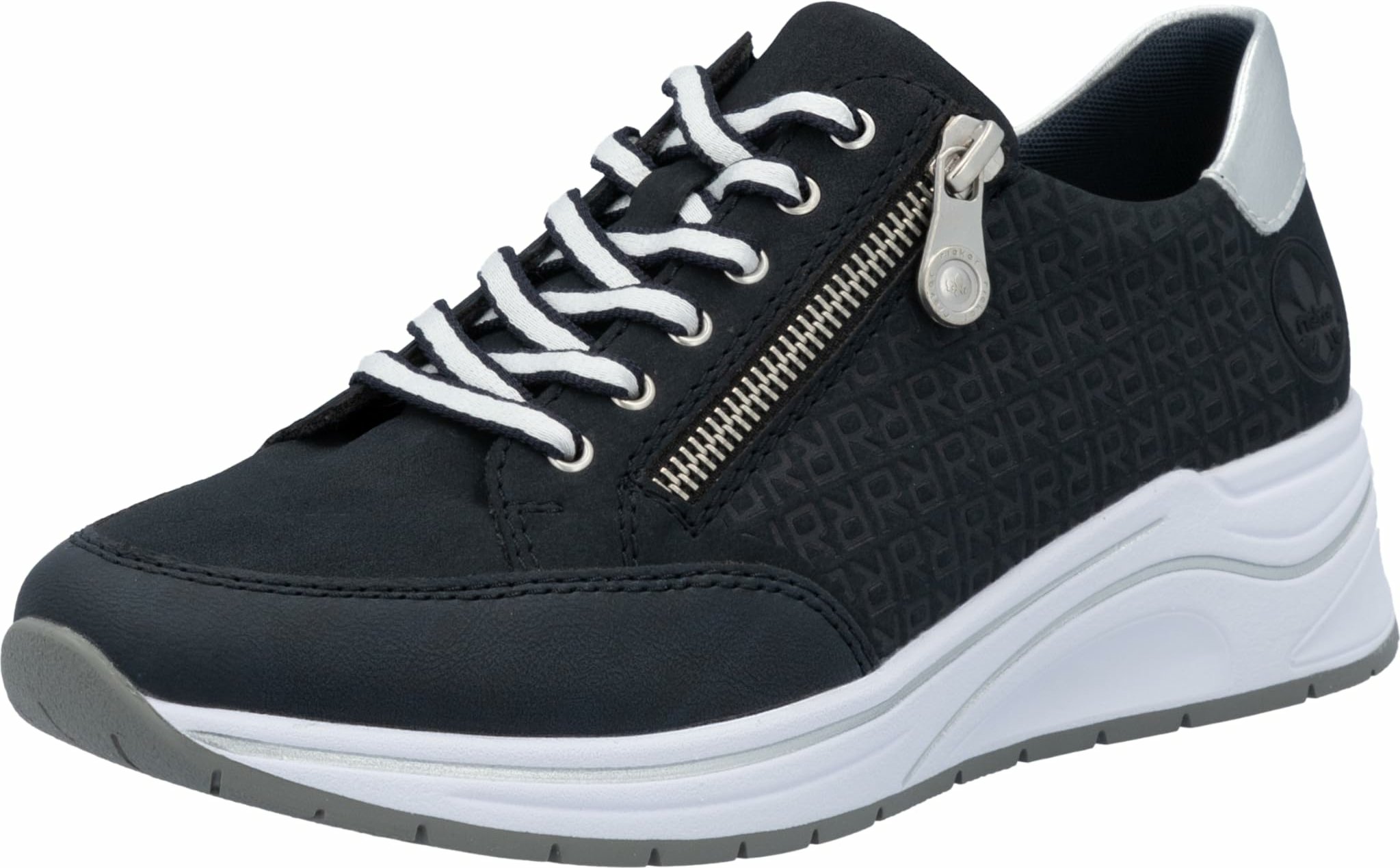 N9516-14 Sportliche Schnürschuhe blau Damen 39