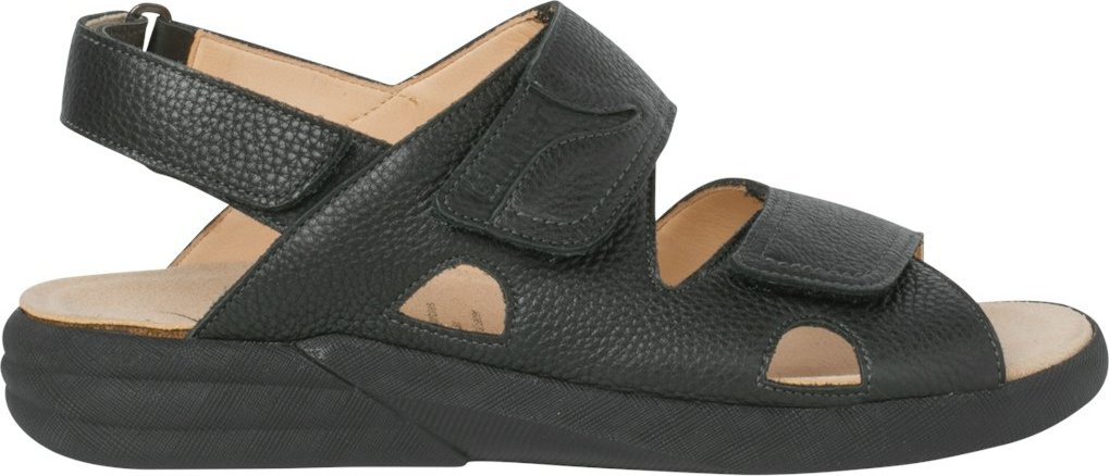 Ganter Harry Herren Komfort Sandalen, Schwarz 46