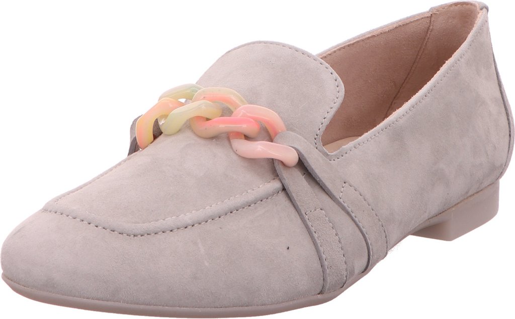 Paul Green Slipper Loafer Leder Grau Hellgrau Damen hell_gra... 4,5