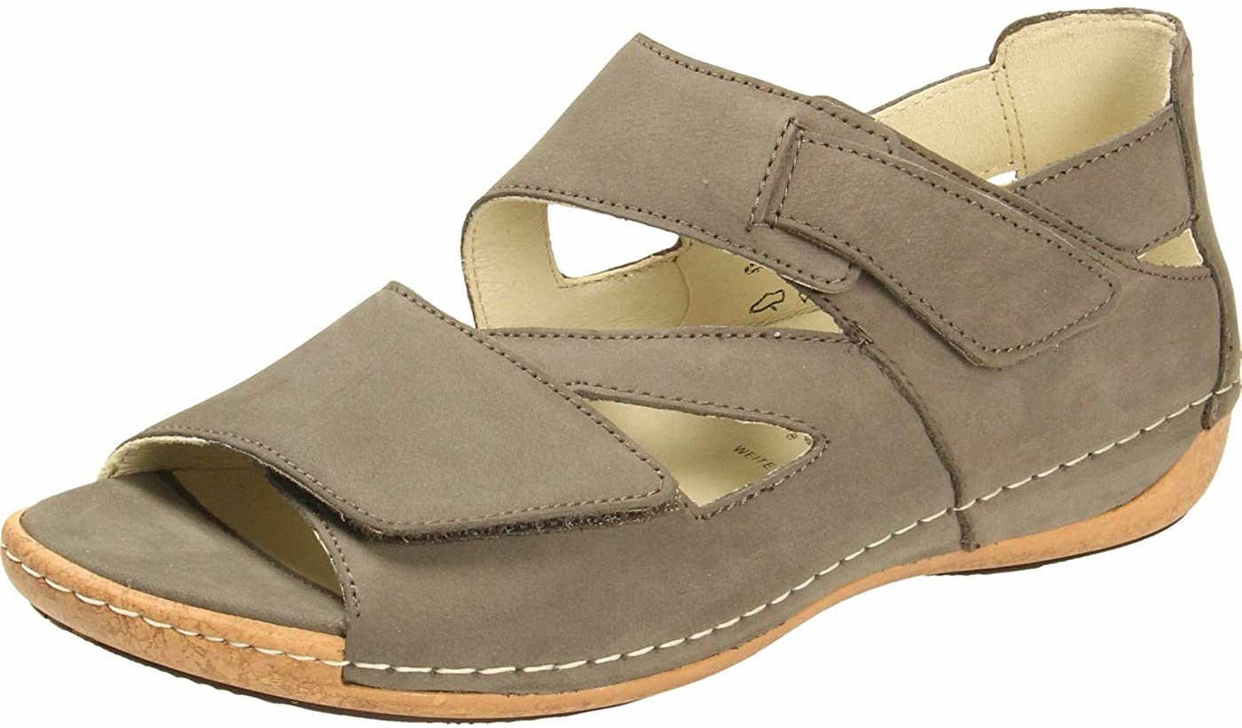 Waldläufer Damen Sandalette, grau 8