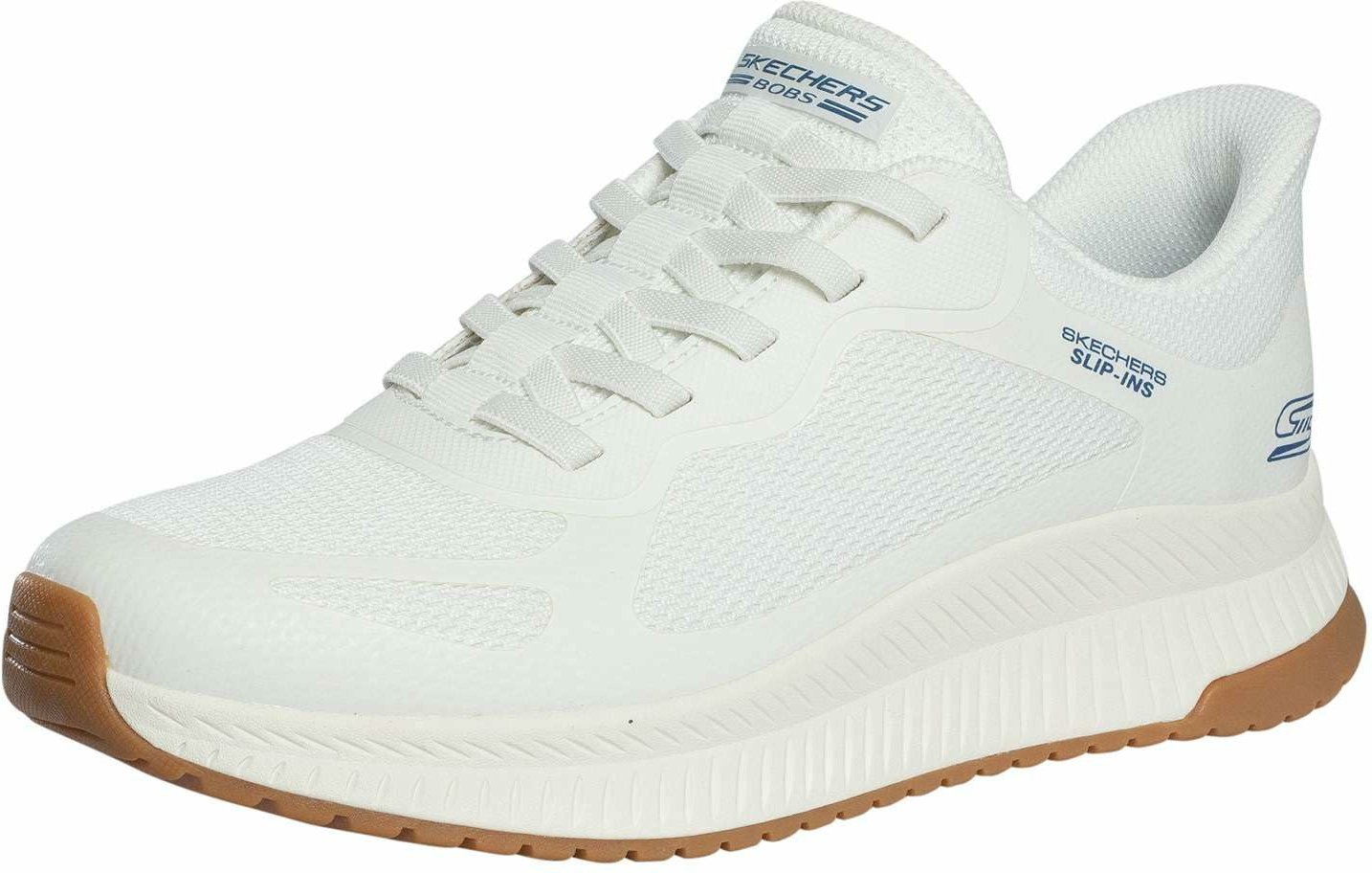 Skechers Bobs Squad Herren Sneaker slip-in, weiß 46