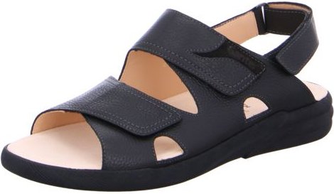 Komfort Sandalen schwarz 46