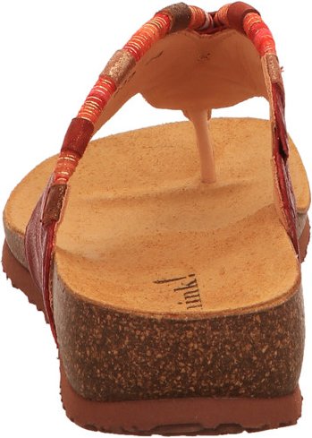 Think D.Pantoletten Damen CHERRY/KOMBI kombi 39