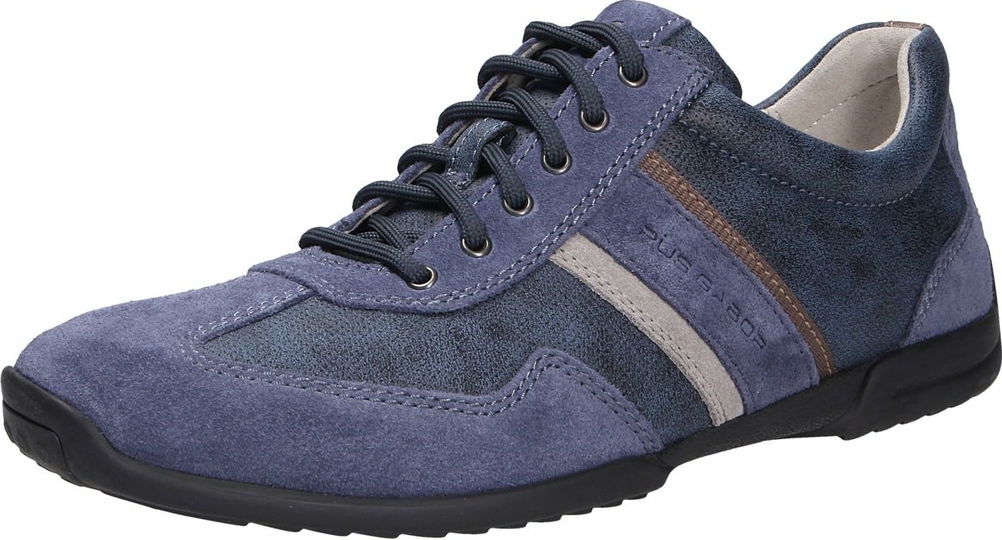 Gabor Pius Herren Sneaker, blau 9,5