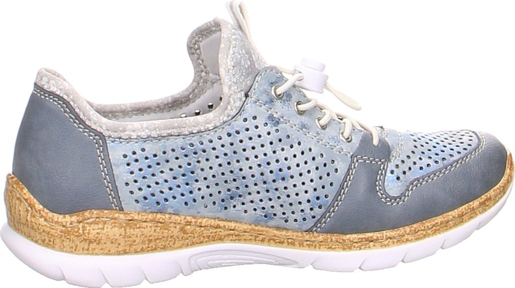 Rieker FSK Damen Halbschuhe blau 38