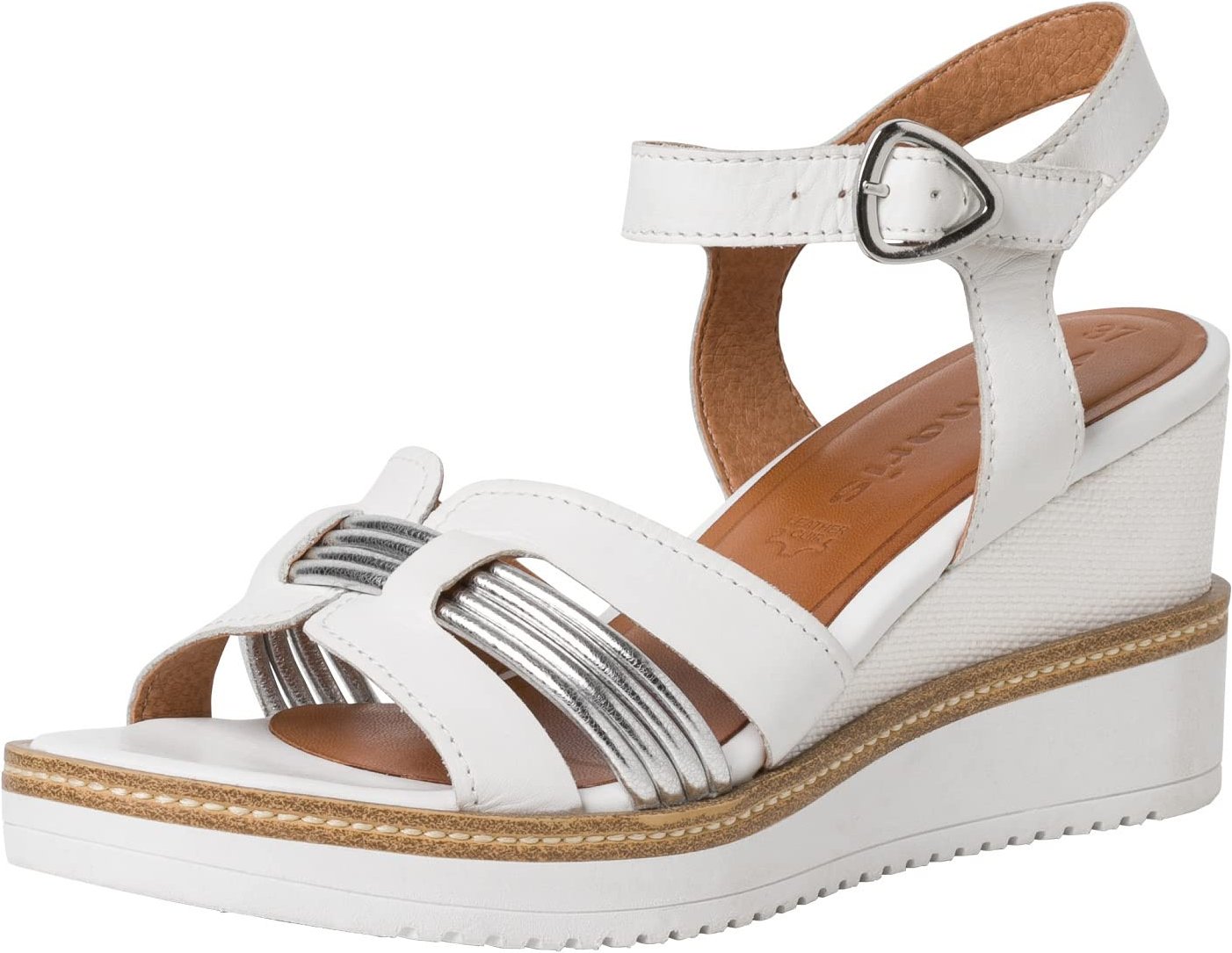 Klassische Sandalen weiss Sandale 39
