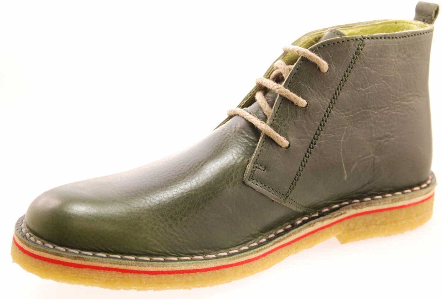 Grünbein Xaver Herren Schnürstiefellette, grün 39