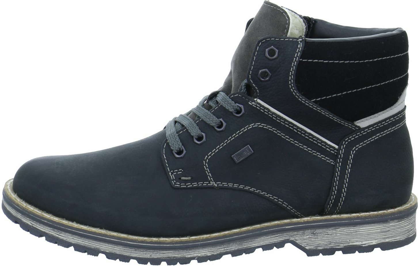 Rieker Herren Schnür-Stiefeletten, Blau 41