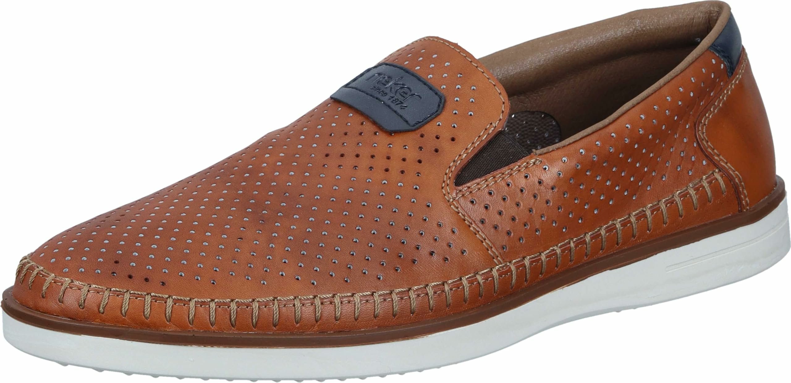 Thumbnail - Rieker Herren Slipper Gaucho Pazifik, braun 45