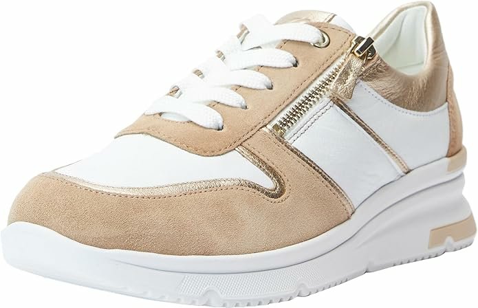 NEAPEL Sportliche Schnürschuhe beige Damen 7