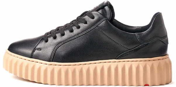 Komfort Schnürer schwarz 41