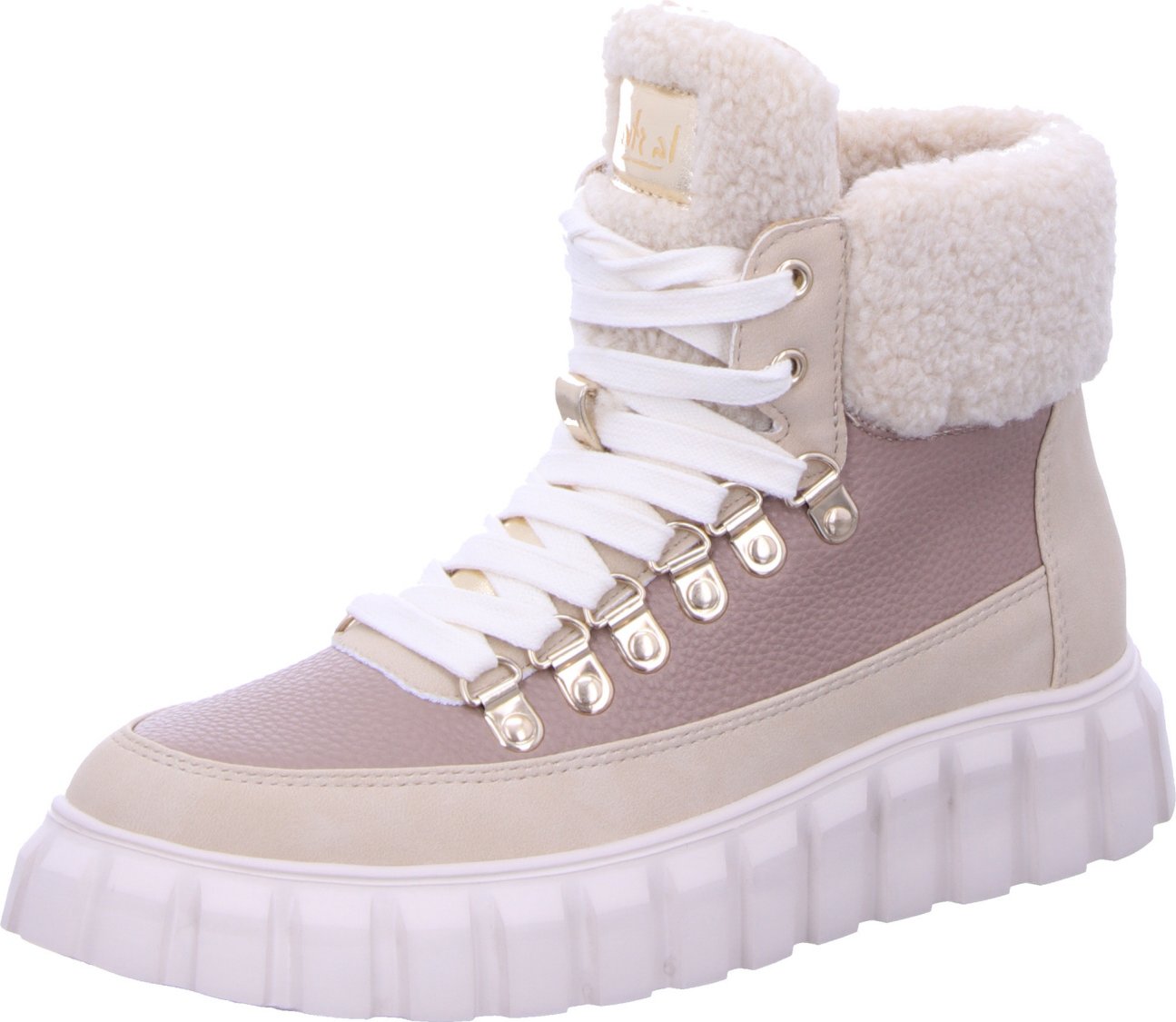 Stiefelette beige 38