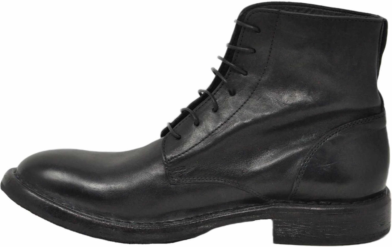 Schnür-Stiefeletten schwarz 44