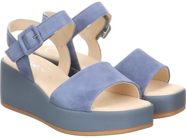 Gabor Gabor Fashion Plateau Sandale 24.531.18 blau 5,5