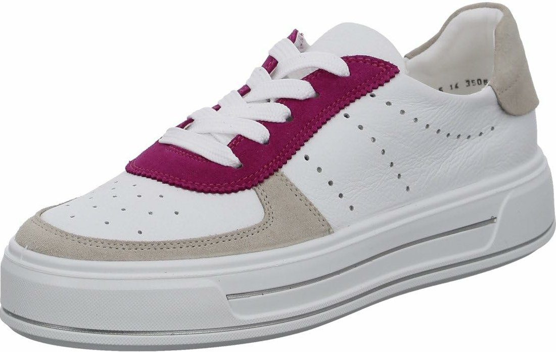 CANBERRA Plateau Schnürschuhe weiß Damen 8