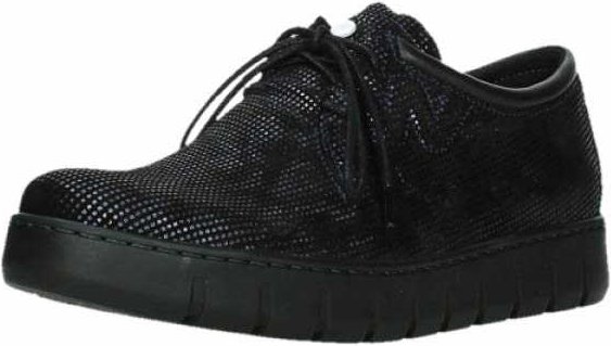 Komfort Schnürer blau 39